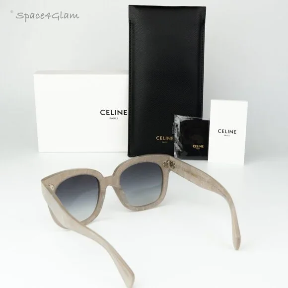 Celine Women Sunglasses Grey Silver Glitter Grey Grad  display picture 2